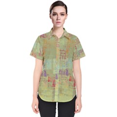 Abstract Art Women s Short Sleeve Shirt