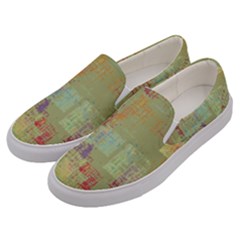 Abstract Art Men s Canvas Slip Ons