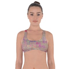 Abstract Art Got No Strings Sports Bra