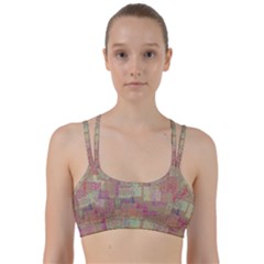 Abstract Art Line Them Up Sports Bra