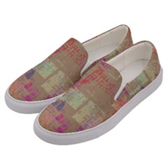 Abstract Art Men s Canvas Slip Ons