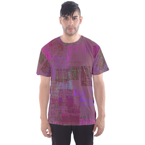 Abstract Art Men s Sports Mesh Tee by ValentinaDesign