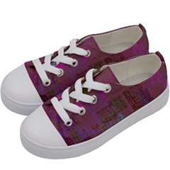 Abstract Art Kids  Low Top Canvas Sneakers