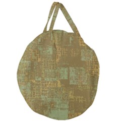 Abstract Art Giant Round Zipper Tote