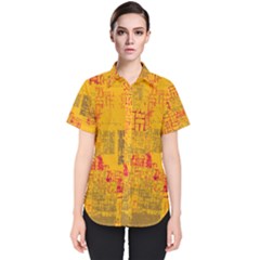 Abstract Art Women s Short Sleeve Shirt