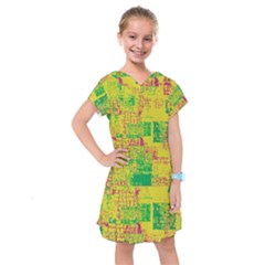 Abstract Art Kids  Drop Waist Dress