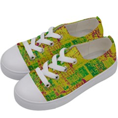 Abstract Art Kids  Low Top Canvas Sneakers