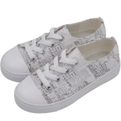 Abstract Art Kids  Low Top Canvas Sneakers