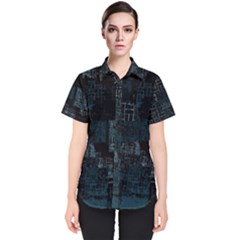 Abstract Art Women s Short Sleeve Shirt