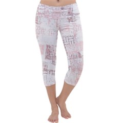 Abstract Art Capri Yoga Leggings