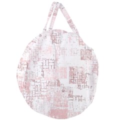 Abstract Art Giant Round Zipper Tote