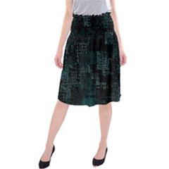 Abstract Art Midi Beach Skirt by ValentinaDesign