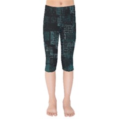 Abstract Art Kids  Capri Leggings 