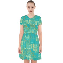 Abstract Art Adorable In Chiffon Dress