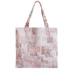 Abstract Art Zipper Grocery Tote Bag by ValentinaDesign