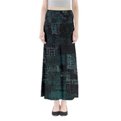 Abstract Art Full Length Maxi Skirt by ValentinaDesign