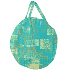 Abstract Art Giant Round Zipper Tote