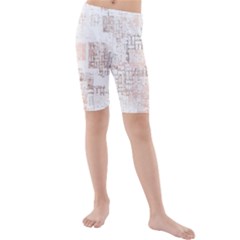 Abstract Art Kids  Mid Length Swim Shorts