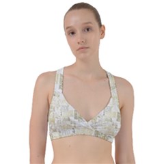 Abstract Art Sweetheart Sports Bra