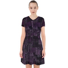 Abstract Art Adorable In Chiffon Dress