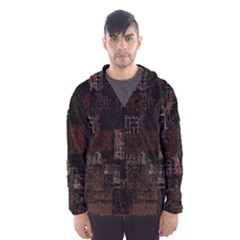 Abstract Art Hooded Wind Breaker (men) by ValentinaDesign