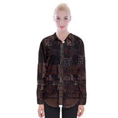 Abstract Art Womens Long Sleeve Shirt