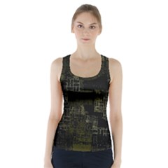 Abstract Art Racer Back Sports Top by ValentinaDesign