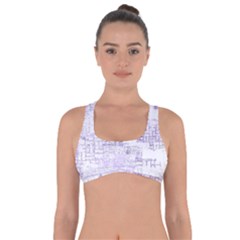 Abstract Art Got No Strings Sports Bra by ValentinaDesign