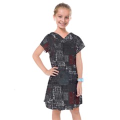 Abstract Art Kids  Drop Waist Dress