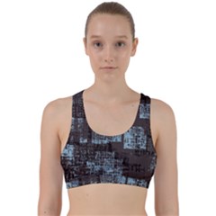 Abstract Art Back Weave Sports Bra