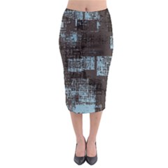 Abstract Art Midi Pencil Skirt by ValentinaDesign