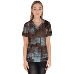 Abstract Art Scrub Top