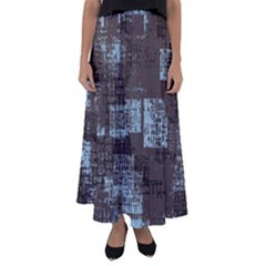 Abstract Art Flared Maxi Skirt