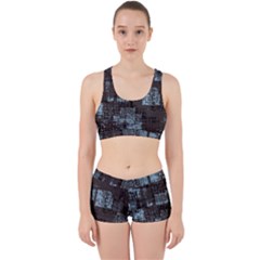 Abstract Art Work It Out Sports Bra Set