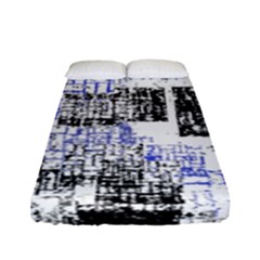 Abstract Art Fitted Sheet (full/ Double Size) by ValentinaDesign