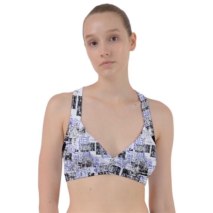 Abstract art Sweetheart Sports Bra