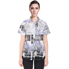 Abstract Art Women s Short Sleeve Shirt