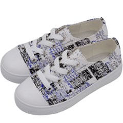 Abstract Art Kids  Low Top Canvas Sneakers