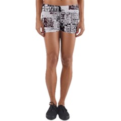 Abstract Art Yoga Shorts