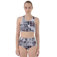 Abstract Art Racer Back Bikini Set