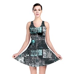 Abstract Art Reversible Skater Dress by ValentinaDesign