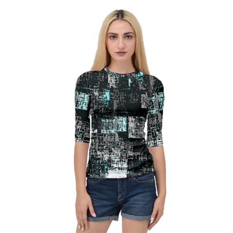 Abstract Art Quarter Sleeve Raglan Tee by ValentinaDesign