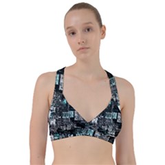 Abstract Art Sweetheart Sports Bra