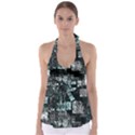 Abstract art Babydoll Tankini Top View1