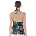 Abstract art Babydoll Tankini Top View2