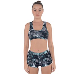 Abstract Art Racerback Boyleg Bikini Set