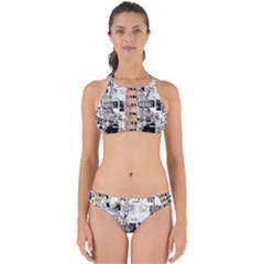 Abstract Art Perfectly Cut Out Bikini Set