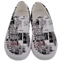 Abstract art Men s Canvas Slip Ons View1