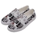 Abstract art Men s Canvas Slip Ons View2