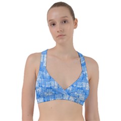 Abstract Art Sweetheart Sports Bra